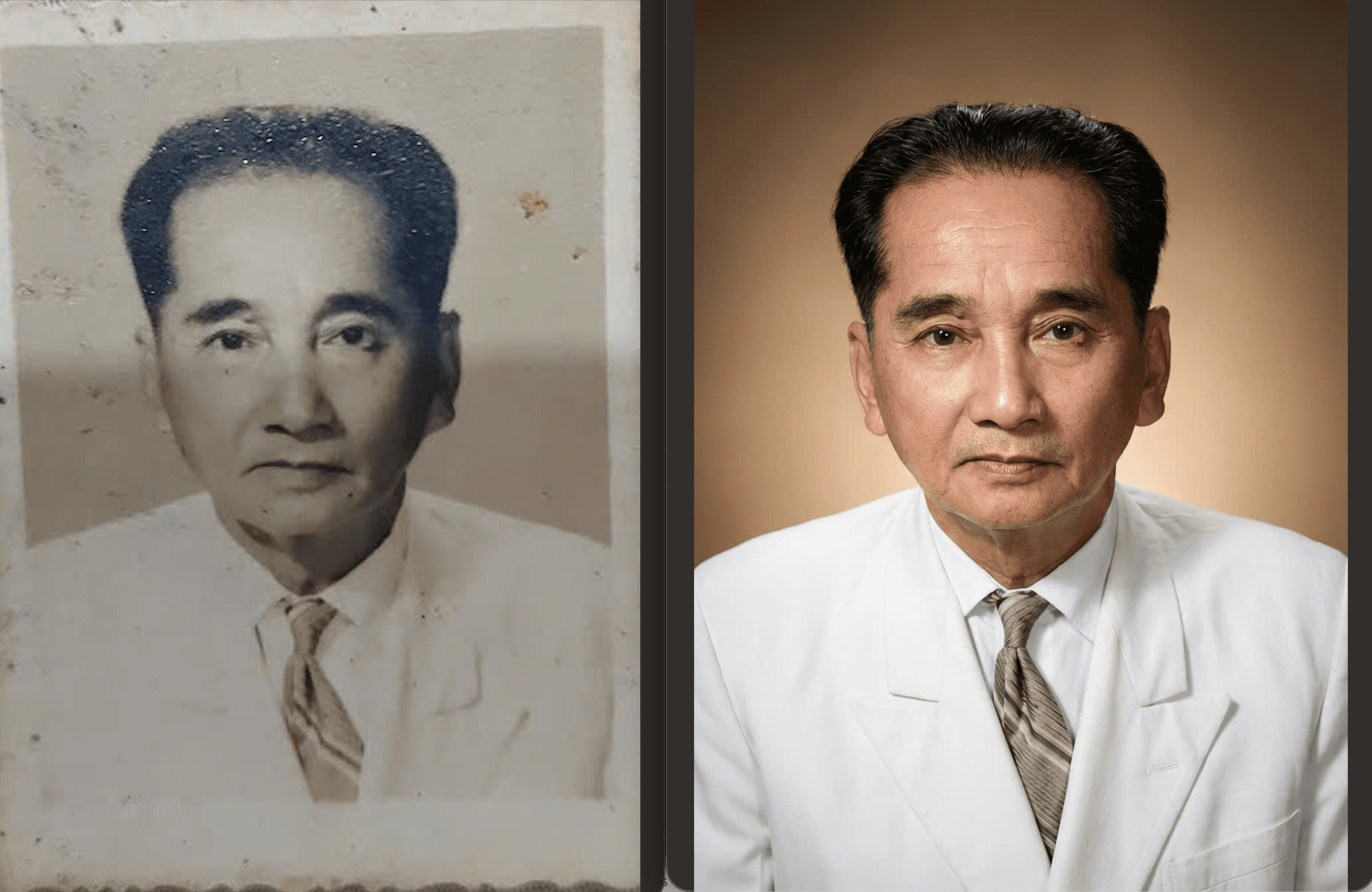 Photo restoration example 5